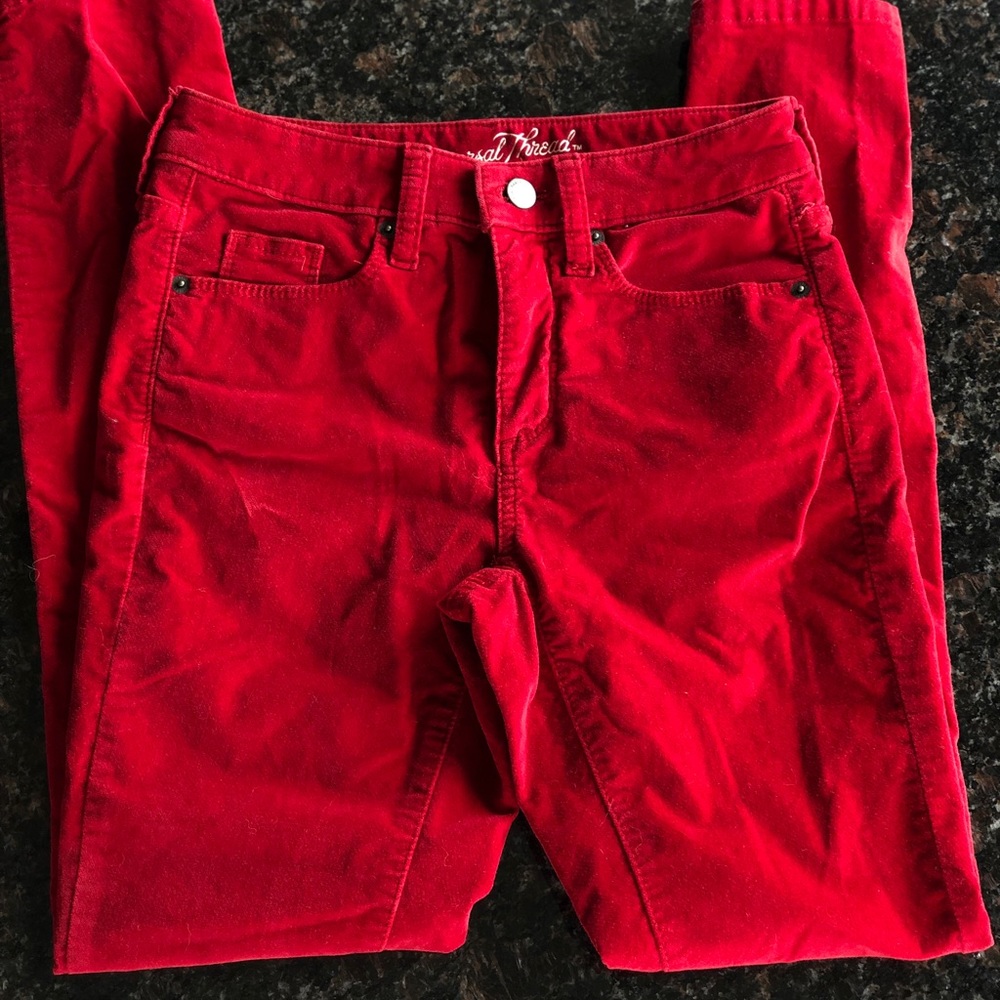 GREAT BUY! NWOT Velvet Red Jeans!